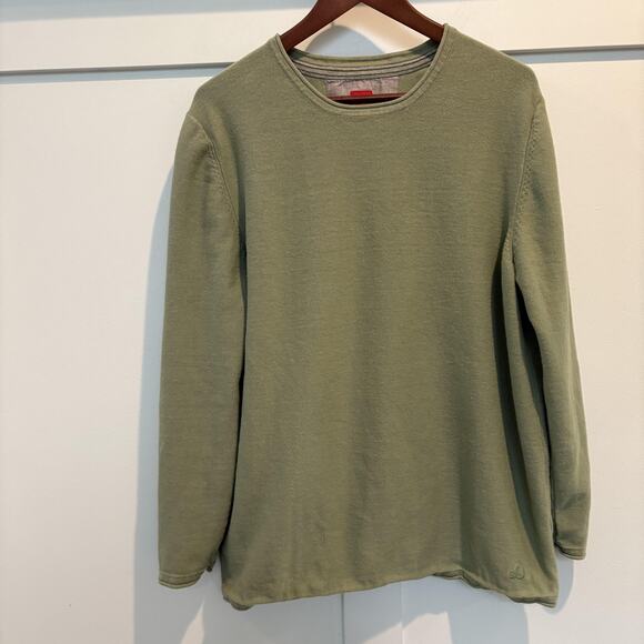 s.Oliver Sweater Mens Extra Large Green Pullover Crewneck Cotton Casual Classic - Picture 1 of 11
